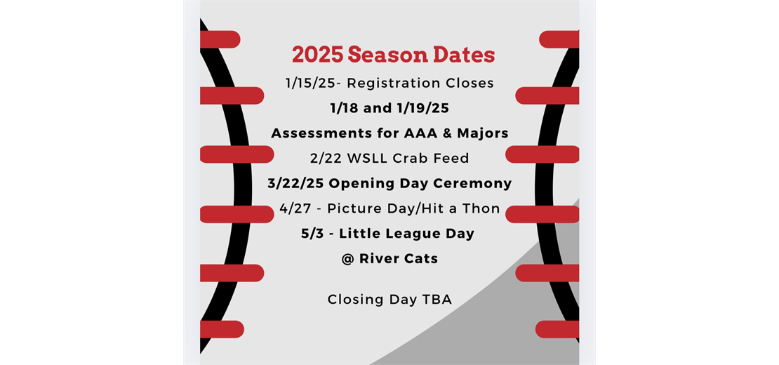 2025 Key Dates